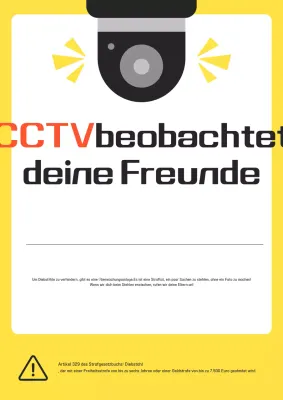 Gelb Einfache Sicherheitstipps