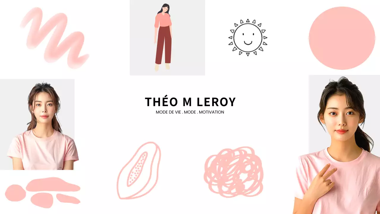 lettre d'information pink modern lifestyle