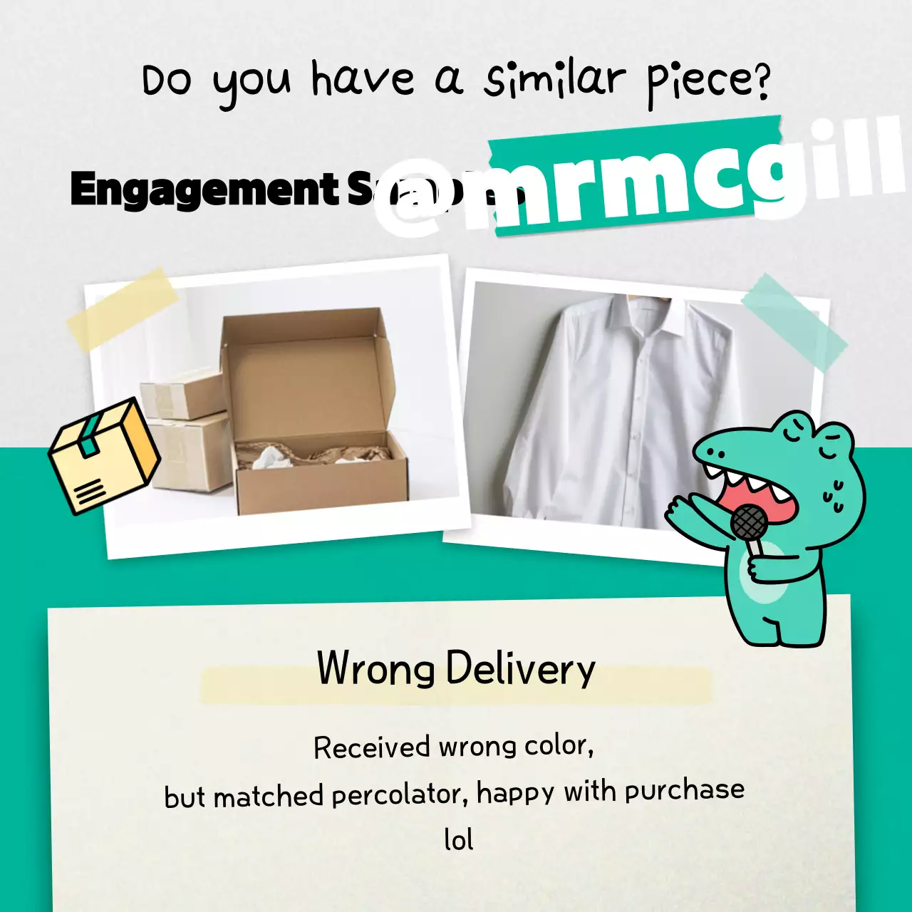 Mint Comic Story Promotion Instagram Carousel