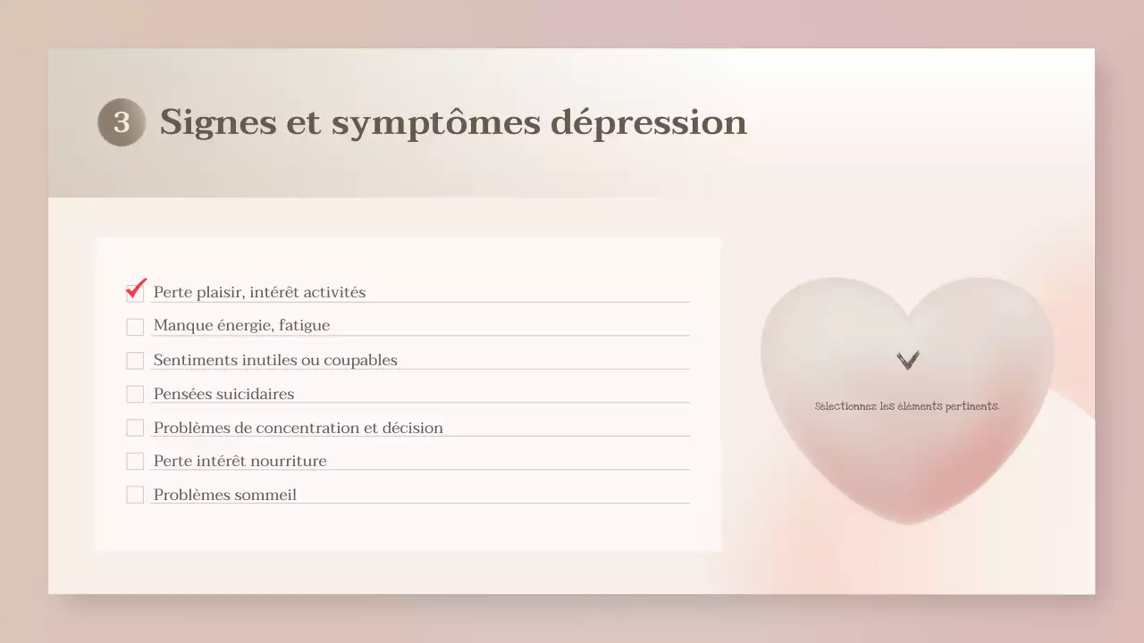 présentation beige de la santé moderne