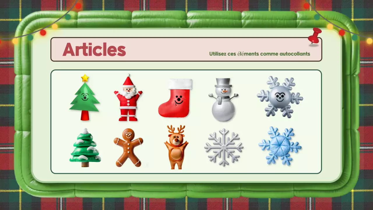 classe d'activités de noël red pop