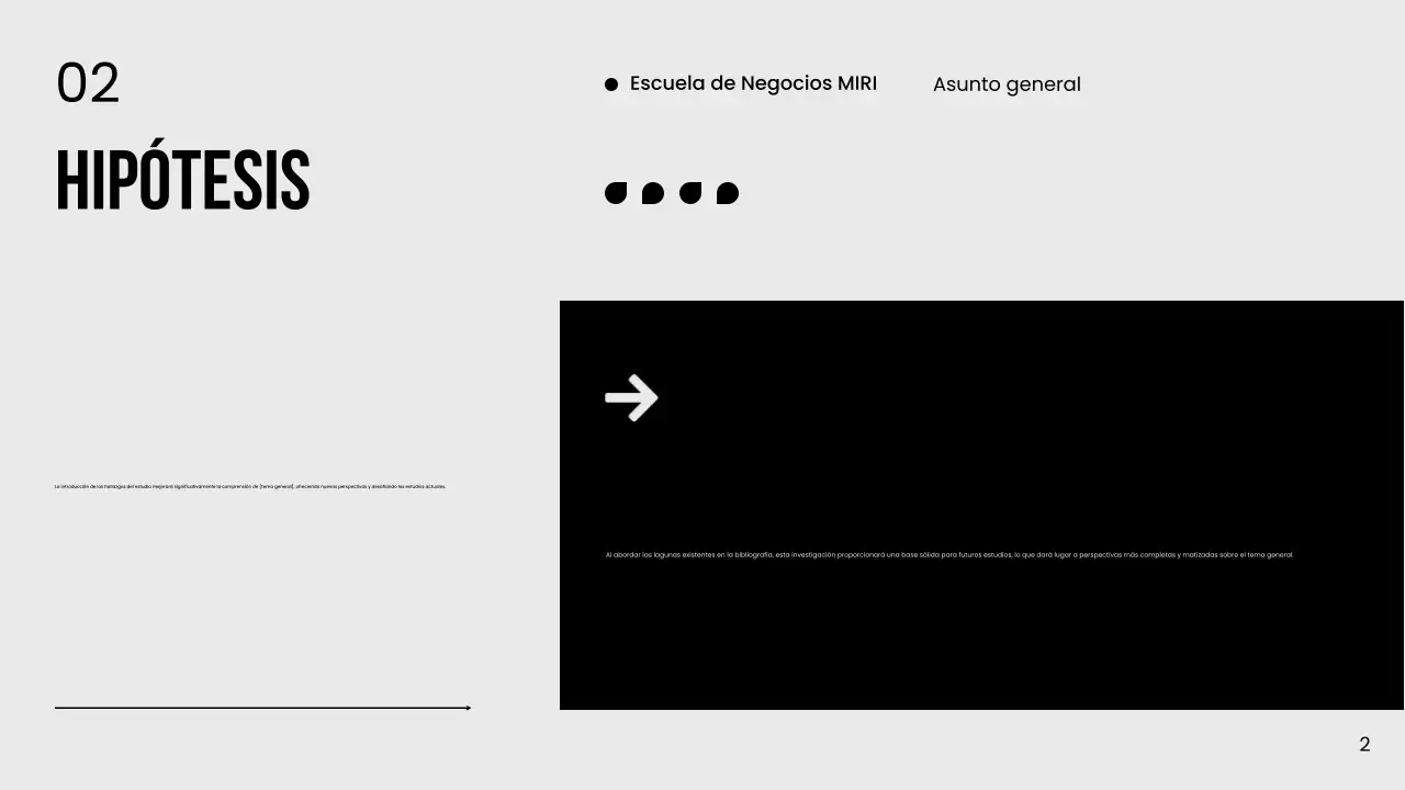 Blanco y negro Mínimo Tesis Publicidad