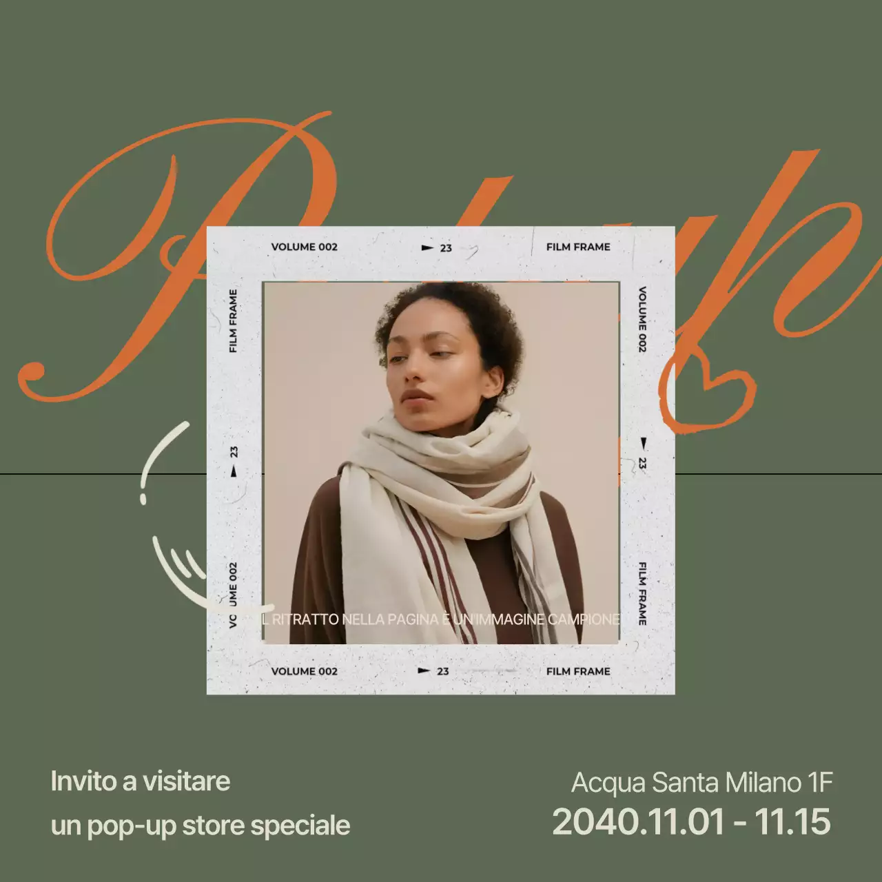 Promuovete il vostro marchio con il tocco vintage e analogico del kaki