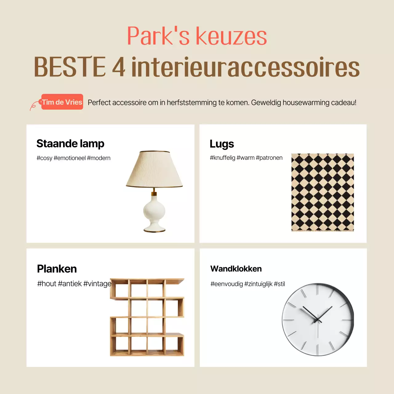 Beige eenvoudig winkelen advertentie