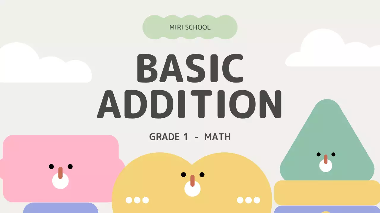 Colorful Minimal Math Lesson Presentation