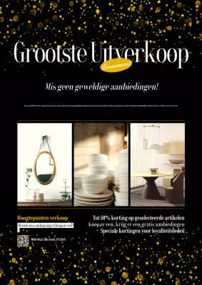 black elegant sale advertentie