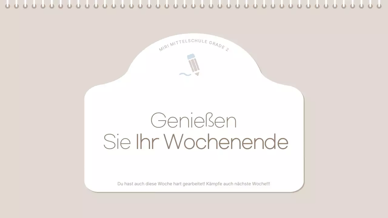 Beige Minimalist Klasse Planer Zeitplan