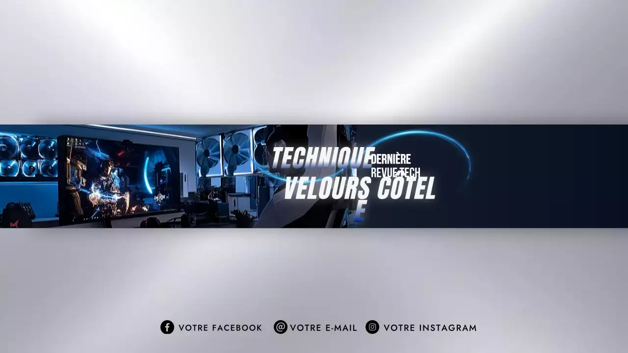 Publicité pour Blue Modern Technology