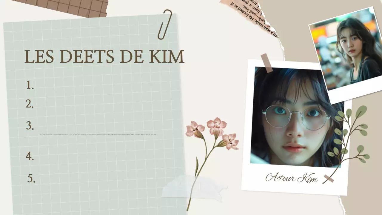 Beige Esthétique Scrapbook Tendance Fandom Acteur Actrice K-Drama