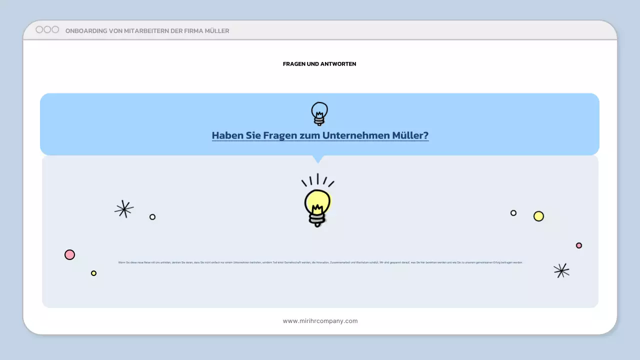 blaue moderne Business-Präsentation