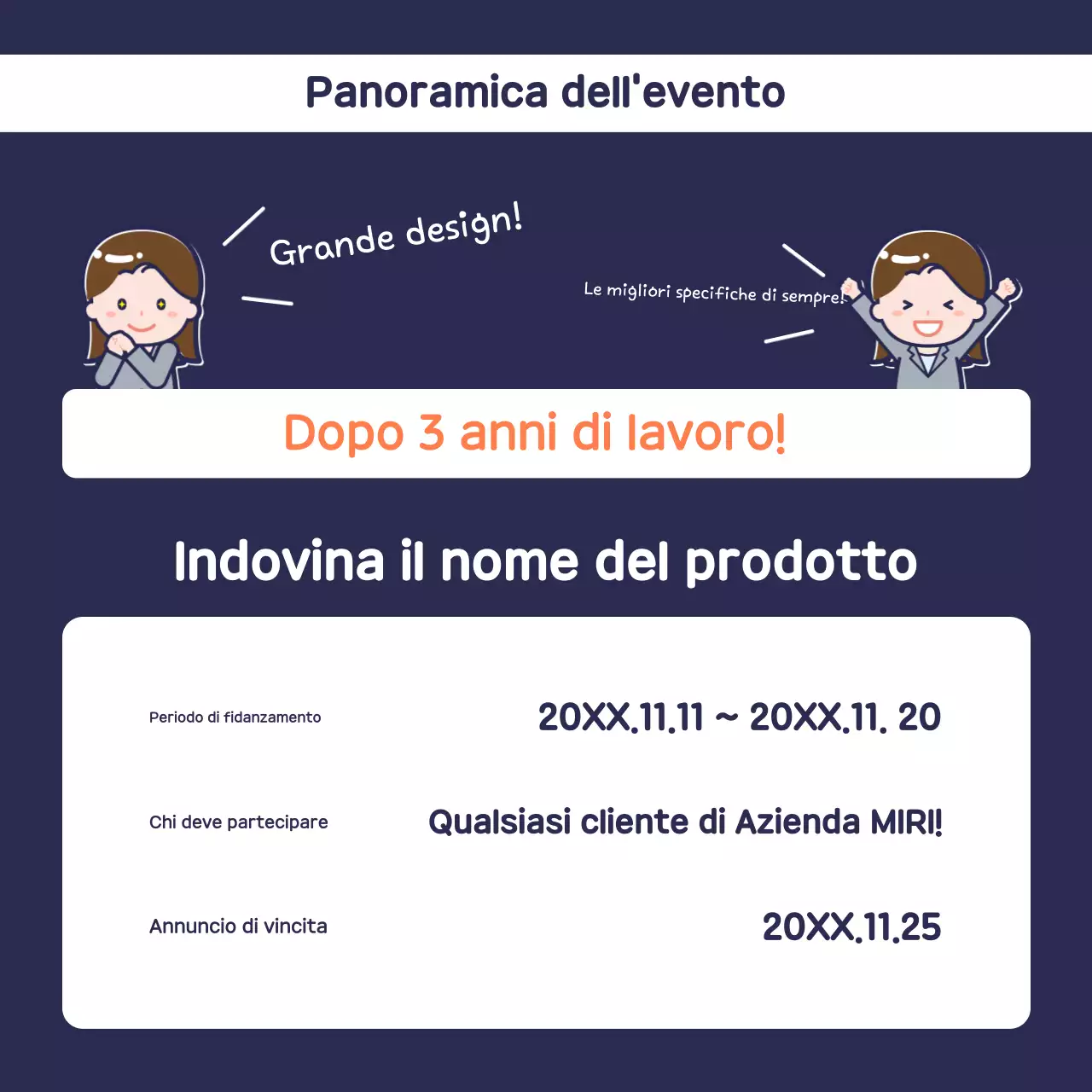 Eventi dolci all'arancia