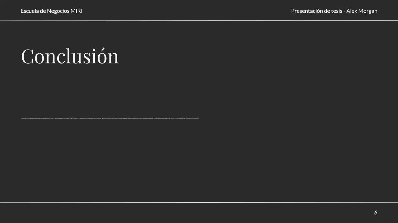 presentación de tesis elegante y neutra