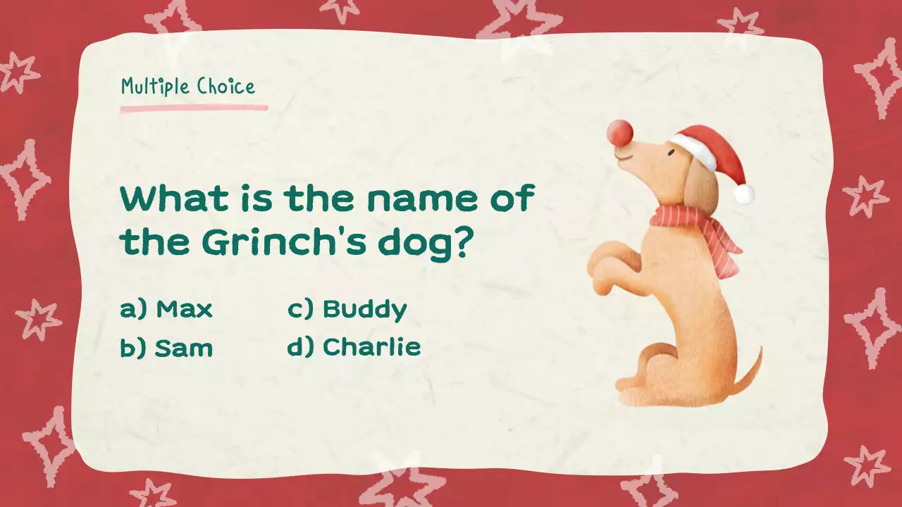 Red Traditional Christmas Event Presentation