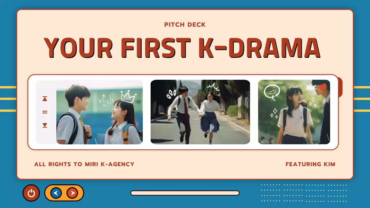 Beige Modern K-Drama Promotion Presentation