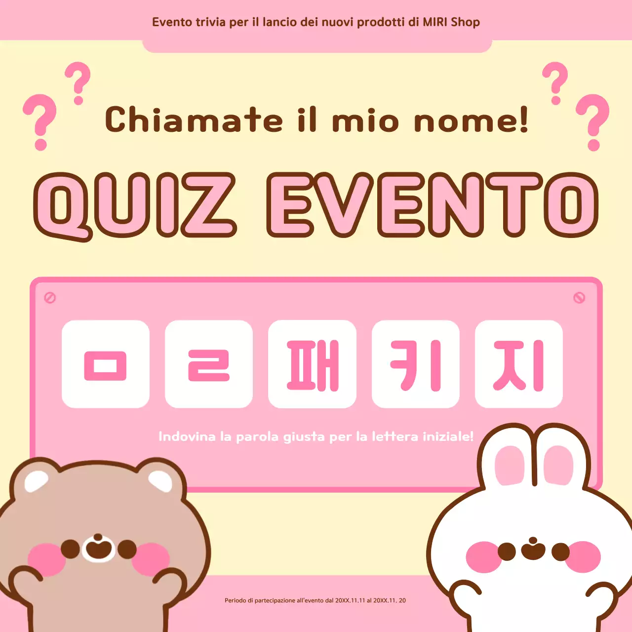 Evento Pink Trivia