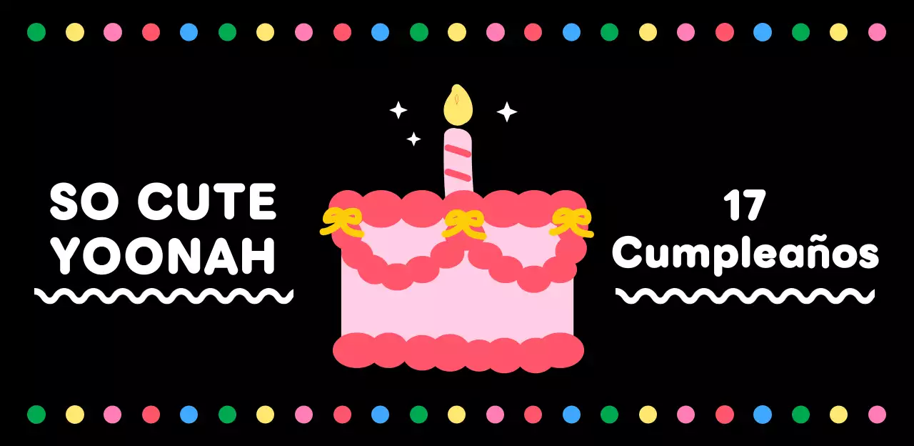 Cartel de felicitación de cumpleaños Pop negro