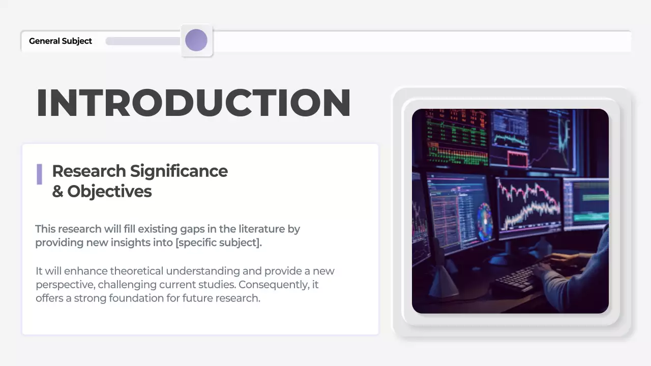 Purple Modern Thesis Guide Presentation