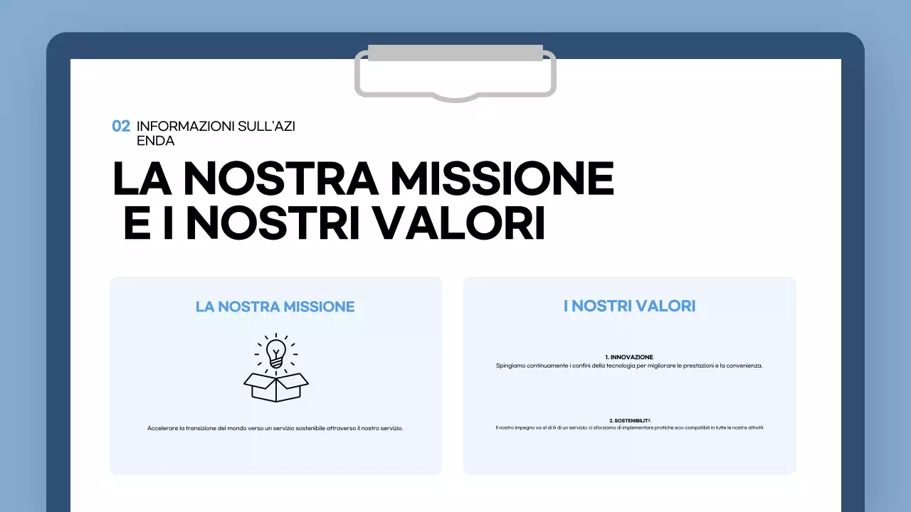 guida all'onboarding blu moderno