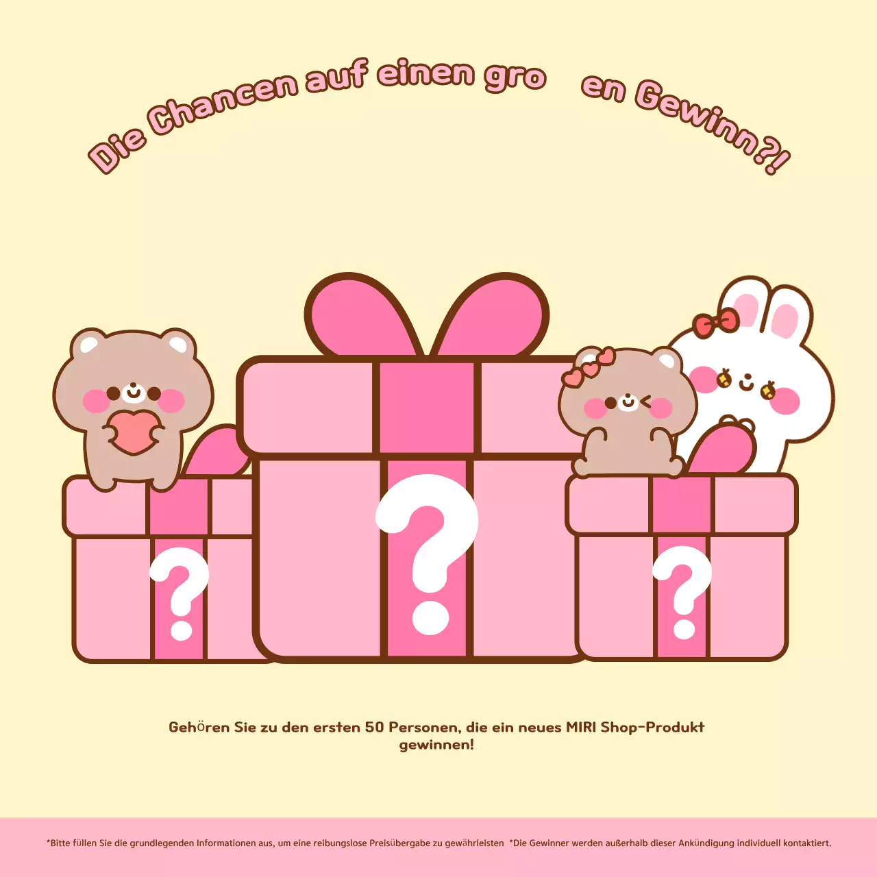 Rosa Trivia-Veranstaltung