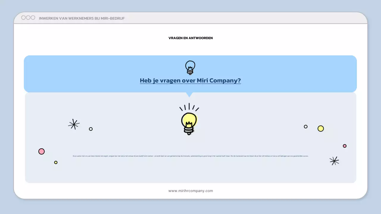 blauwe moderne bedrijfspresentatie