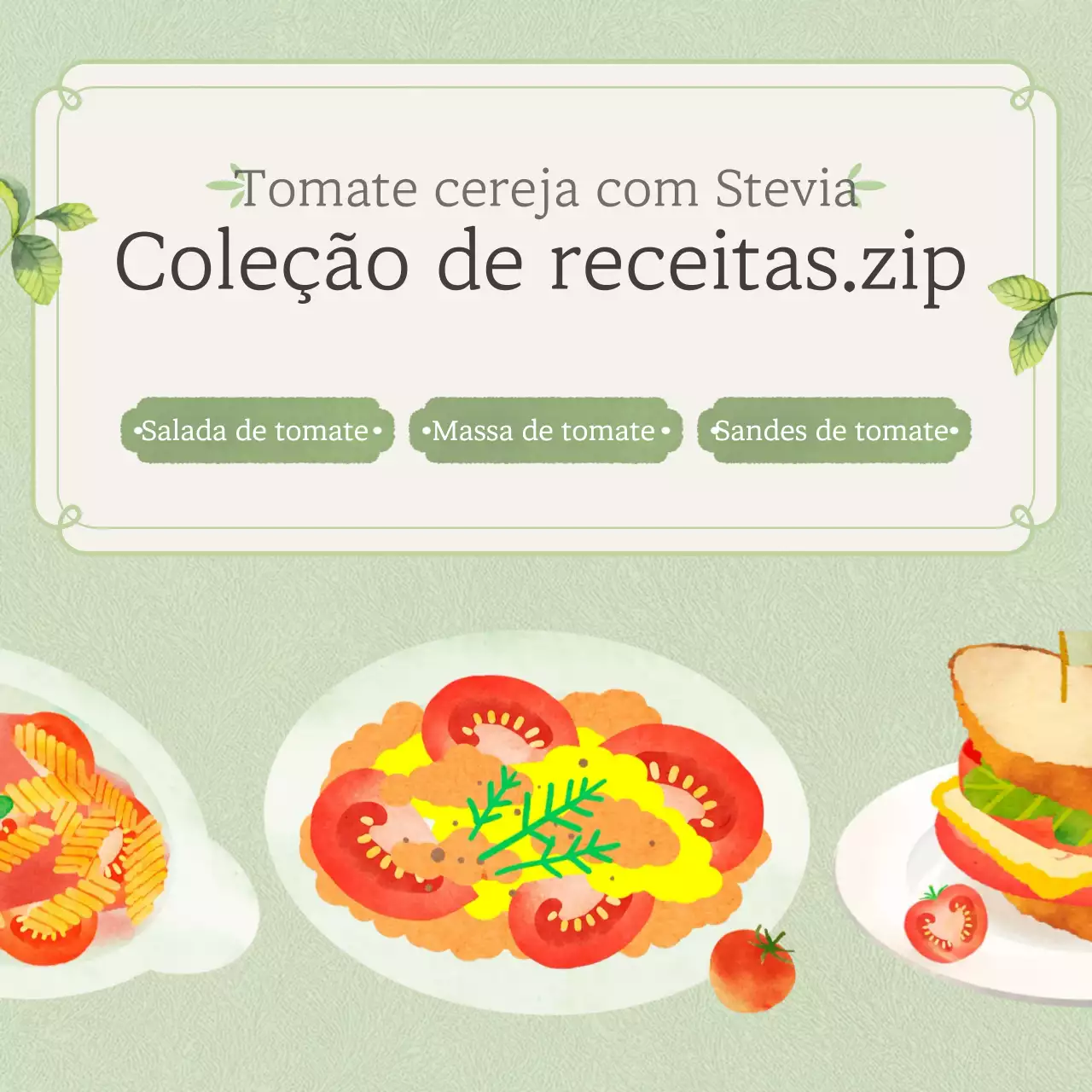 Acerca da receita de Tomates em sementes de lótus