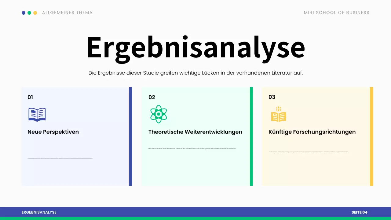 blue modern These Präsentation