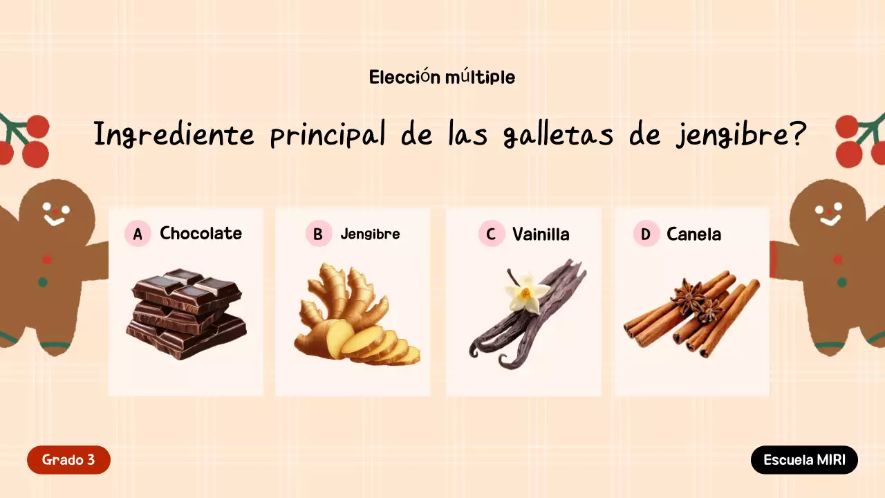 Invitación festiva verde