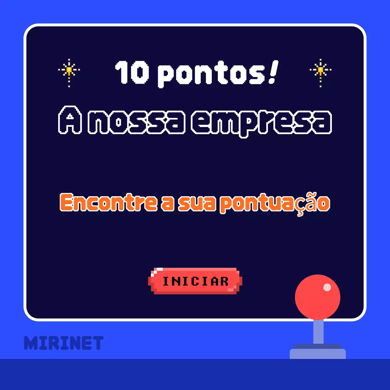 Anúncios de jogos retro azuis