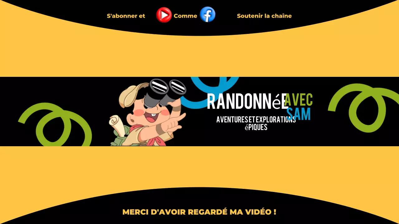 promotion de voyage en dessin animé jaune