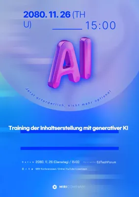 Förderung von Trendseminaren in Blau