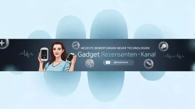 Blue Modern Technology Channel Banner