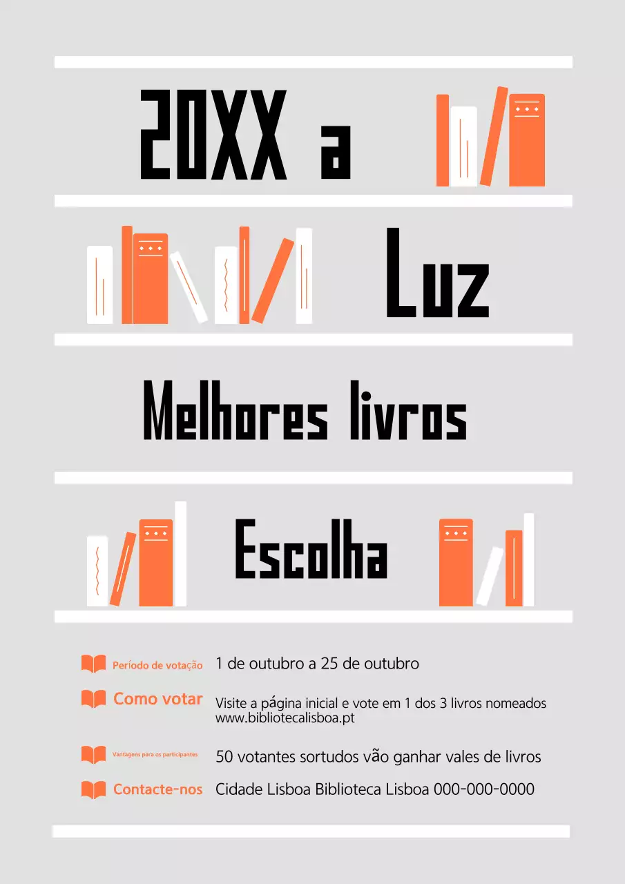 Anúncio do evento Grey Simple Book