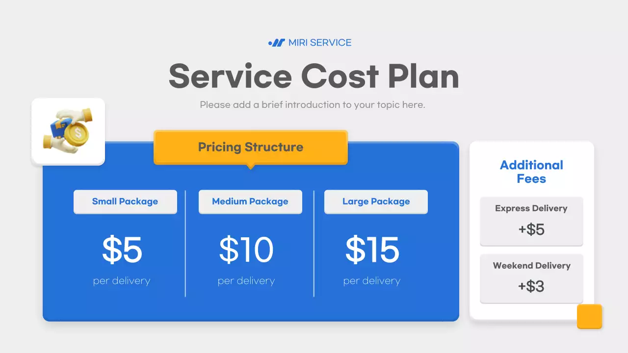 Blue Modern Delivery Presentation