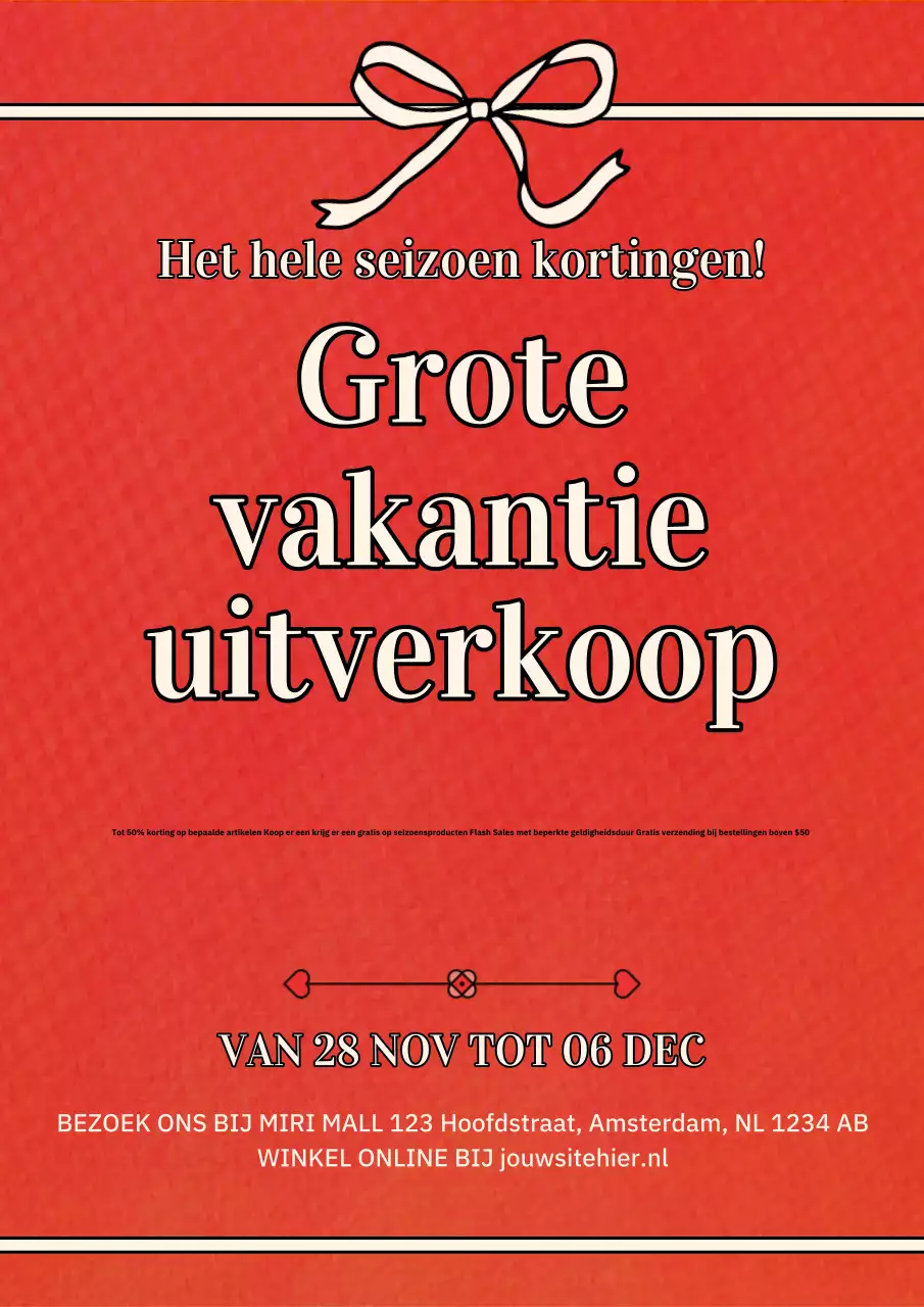 Promoot de verkoop van Red Simple