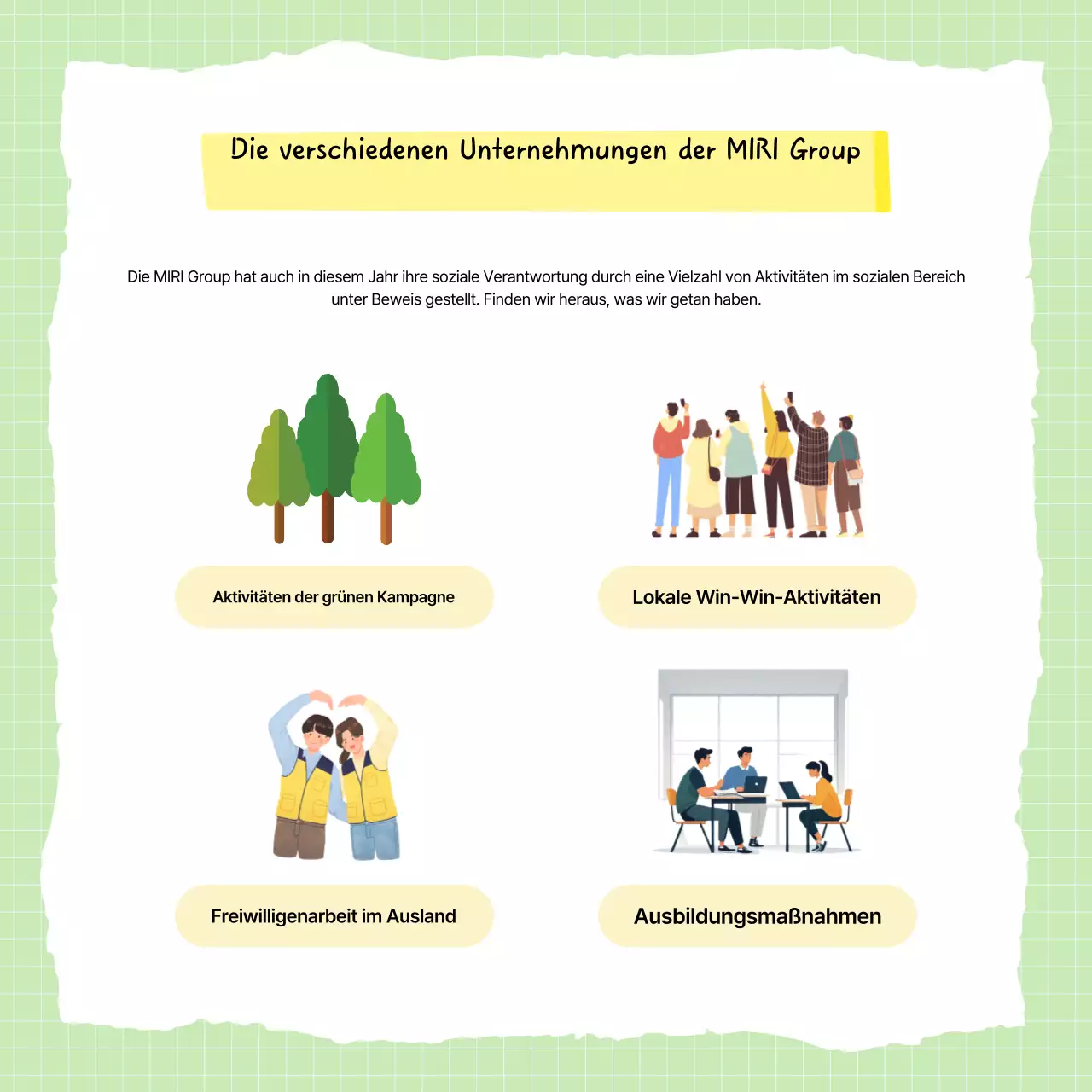 Jährliche Kampagne für einfache Sozialbeiträge