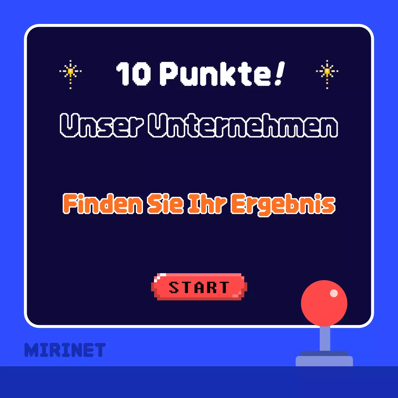 Blaue Retro-Spiele-Anzeigen