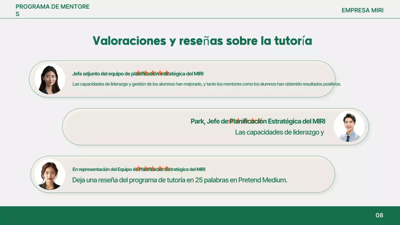 Informe Orange Modern Mentoring