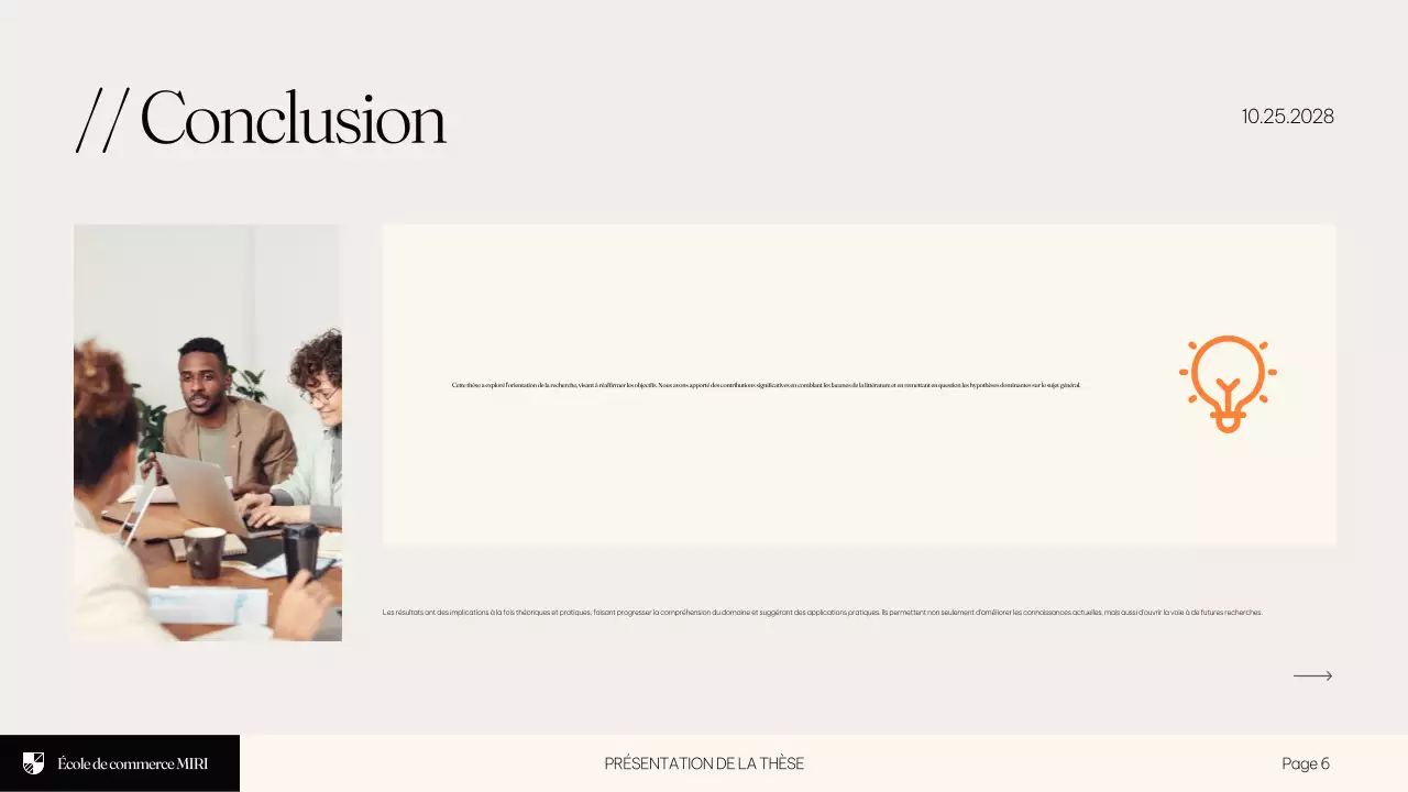 Beige Présentation de thèse d'éducation moderne