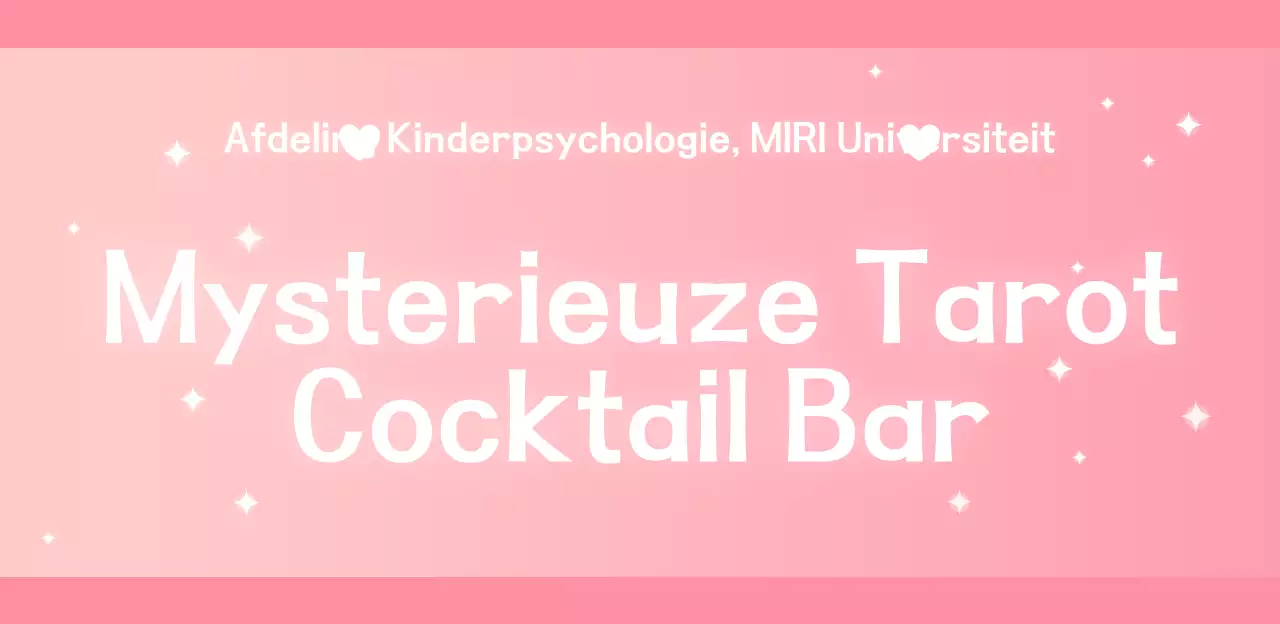 Promoot je evenement met een roze gezellige college festivalstand