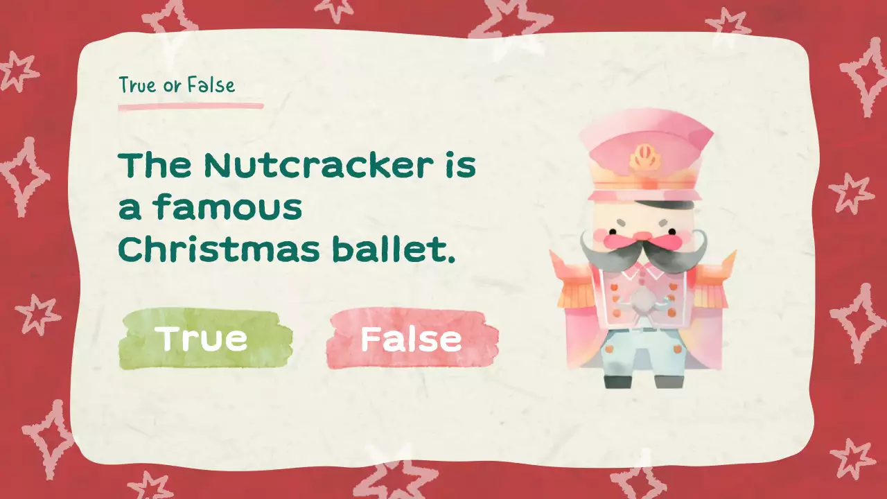 Red Traditional Christmas Event Presentation