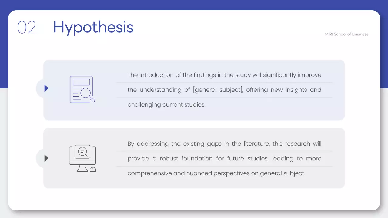 Blue Professional Thesis Presentation