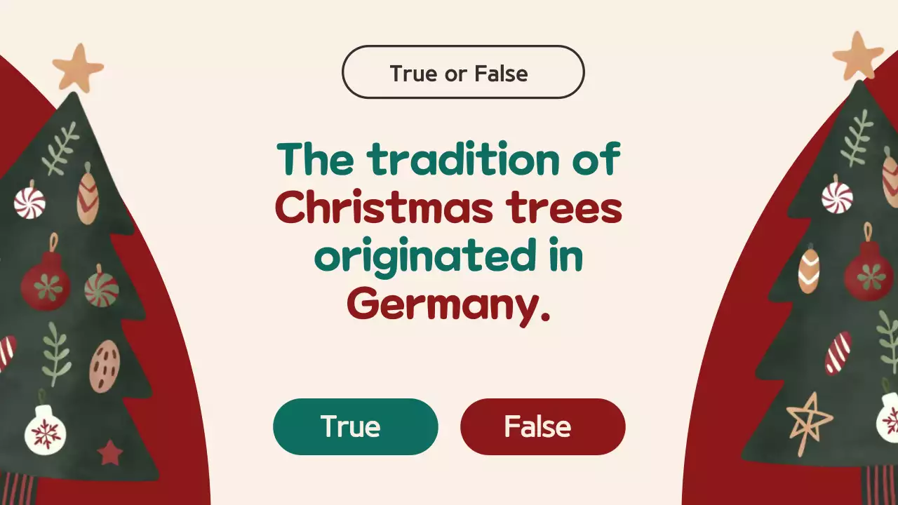 Red Traditional Christmas Guide Presentation