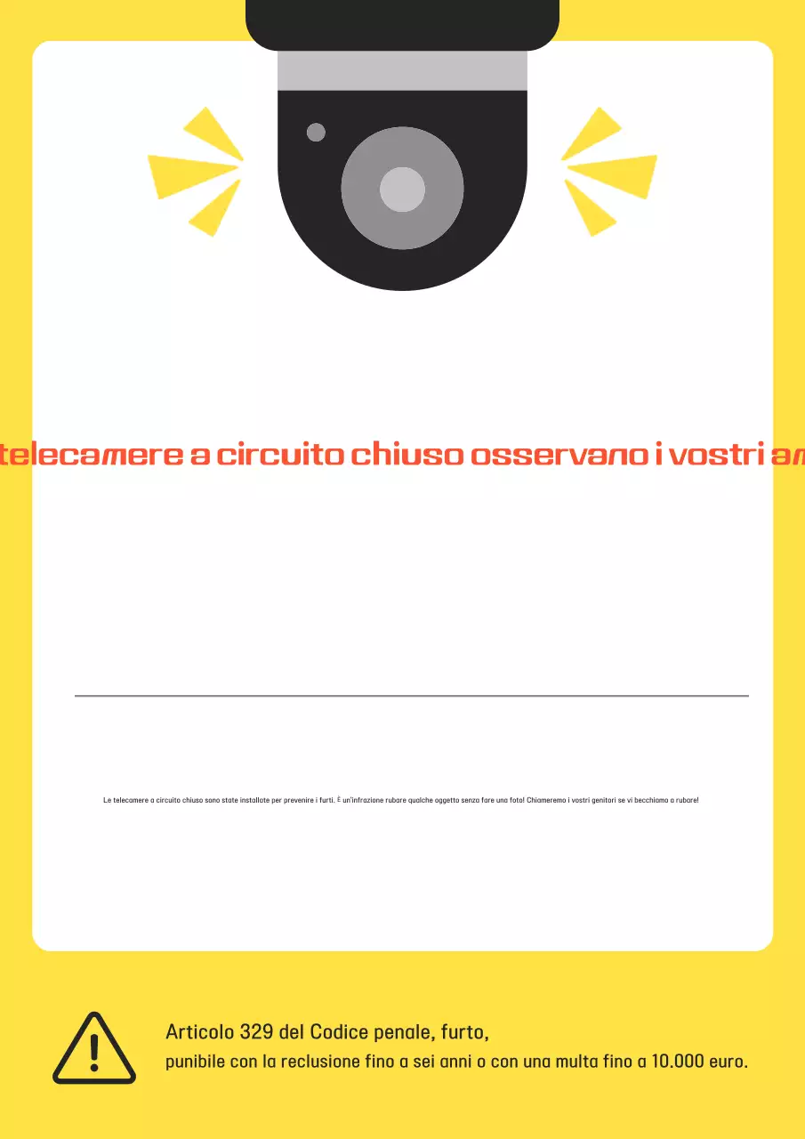 Giallo Semplici consigli di sicurezza