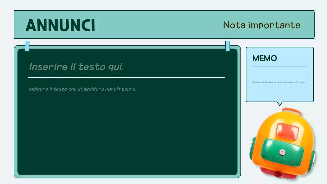 agenda pop class arancione e verde acqua