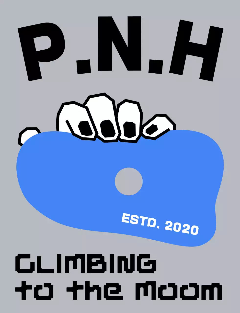 회색 모던 클라이밍 의류