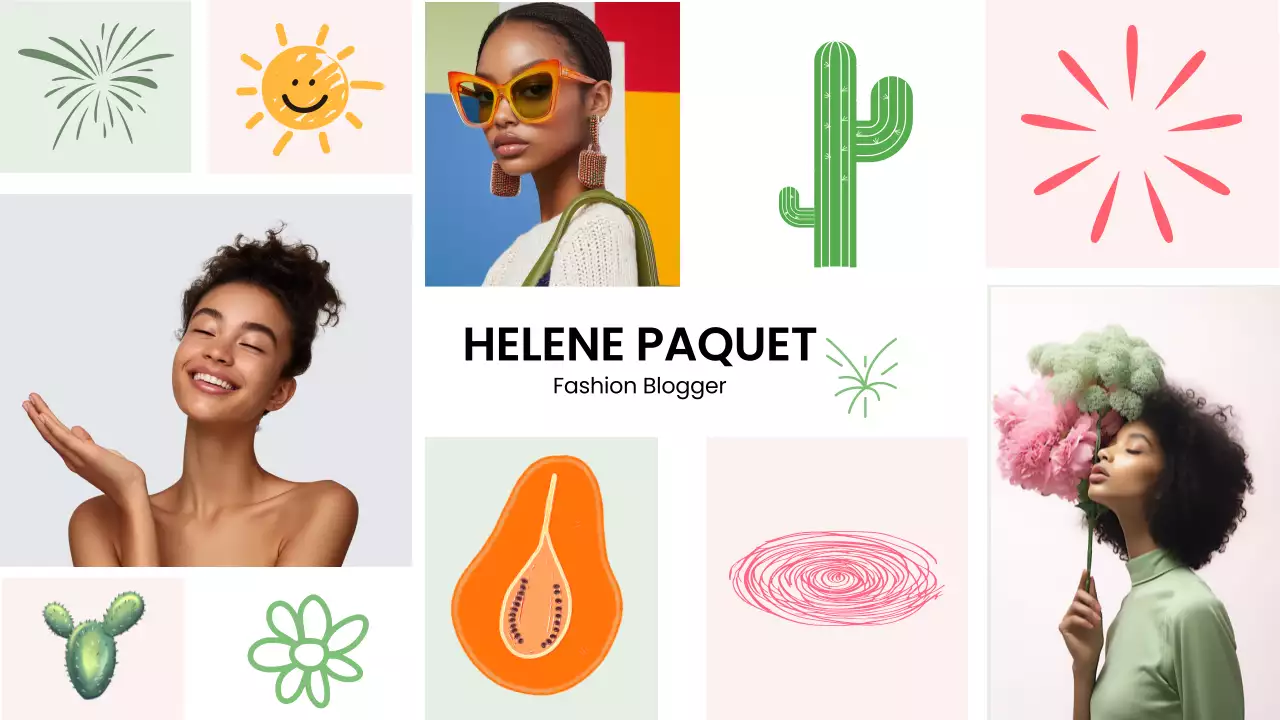 Colorful Trendy Fashion Advertisement YouTube Thumbnail