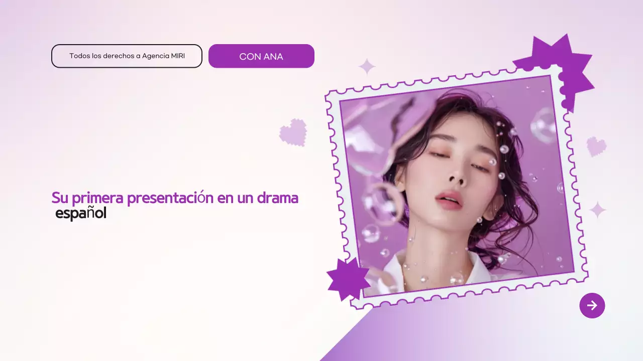 Purple Modern K-Drama Pitch Deck Presentación