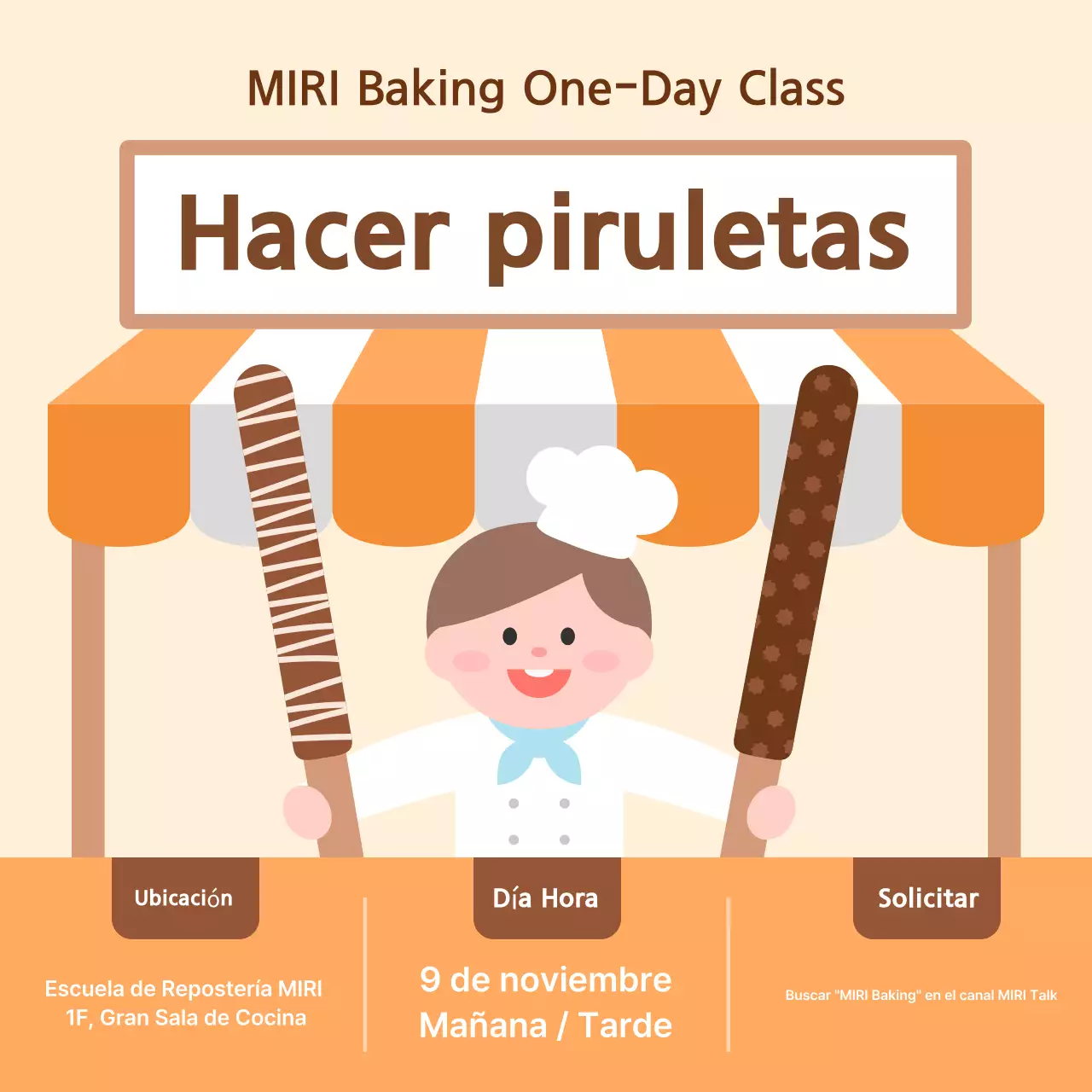 Guía de clases de repostería