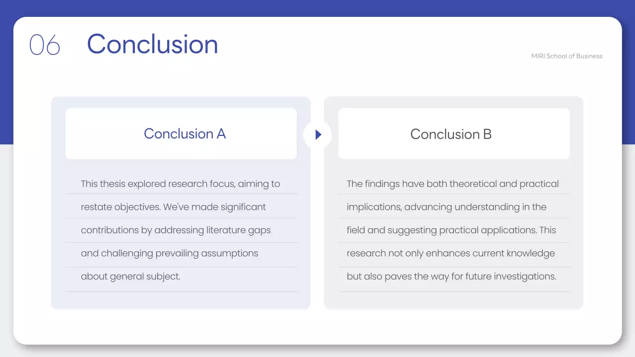 Blue Professional Thesis Presentation