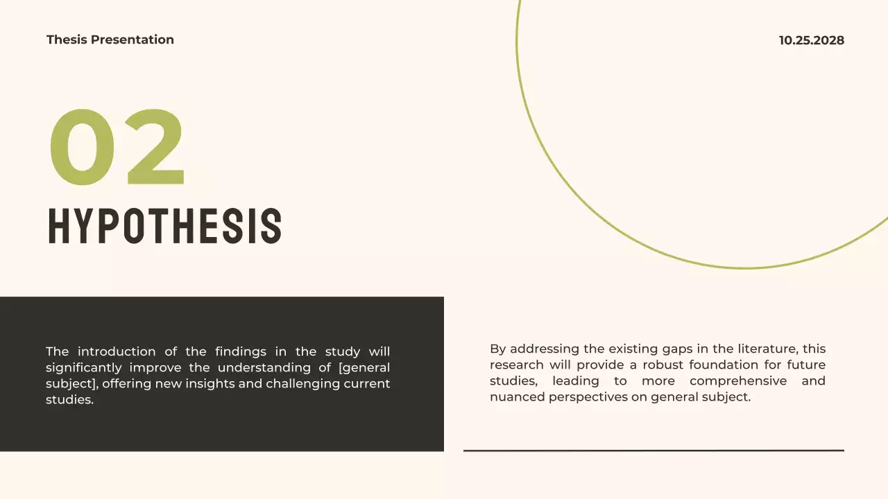 Green Modern Thesis Presentation